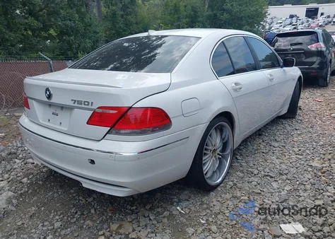 2002 BMW 7 Series 745I z USA, uszkodzony, nr VIN WBAGL63442DP51733